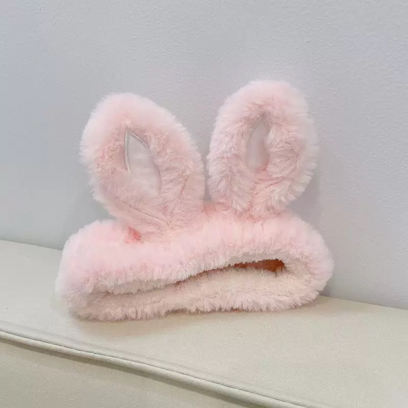 Caricatura verde rana correa de cabello mujer nuevo lindo gran ojo correa de cabello lavar la cara correa de cabello máscara de Navidad tocado