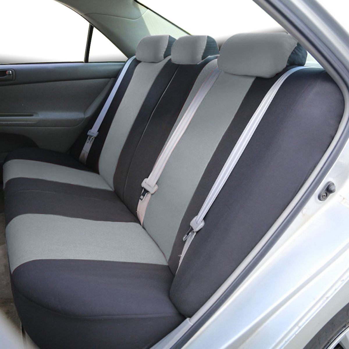 General polyester cloth car seat cover 9 sets_voghion.com