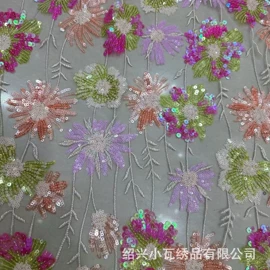绣花布;绣花加工;网眼布