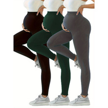 A 26912 Seams Black Maternity Pants �޷��ɫ�и����