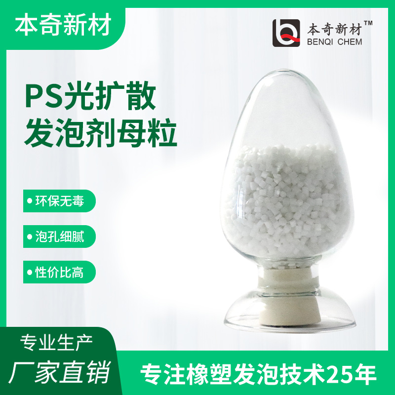 适用 PS,ABS,AS 等含有苯乙烯类聚合物的挤出与注塑发泡工艺