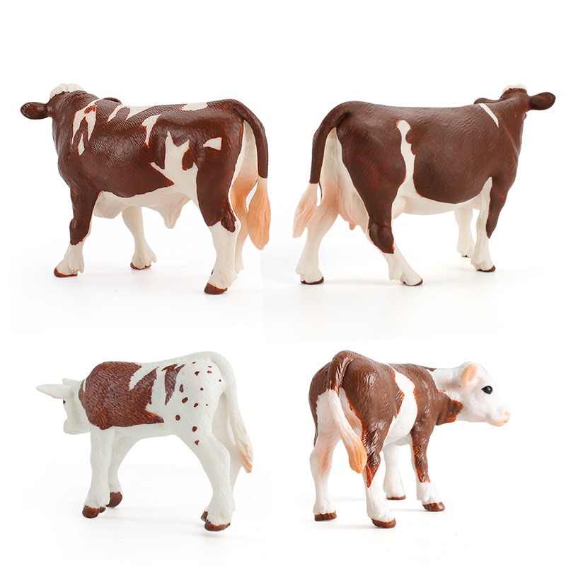 Transfronteriza simulación Macula vaca modelo Toro vaca creativa granja aves de corral escena sólida estática decoración juguete
