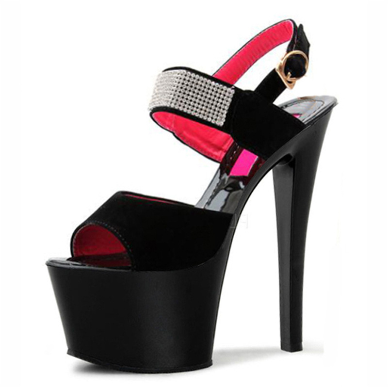 Sexy versátil con tacones delgados negros boca de pez temperamento sandalias de tacón alto para mujeres verano 2024 nuevo pequeño fresco