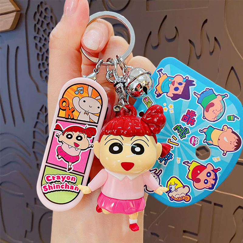 本物のクレヨンしんちゃん恋人ビスケットシリーズキーホルダーかわいいバッグペンダント車のキーチェーンギフト卸売|undefined