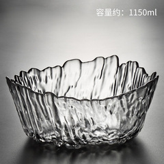 Glass teacup washer large size for household use tea cup basin water bowl tea washing utensil tea bowl with lid tea cup capacity