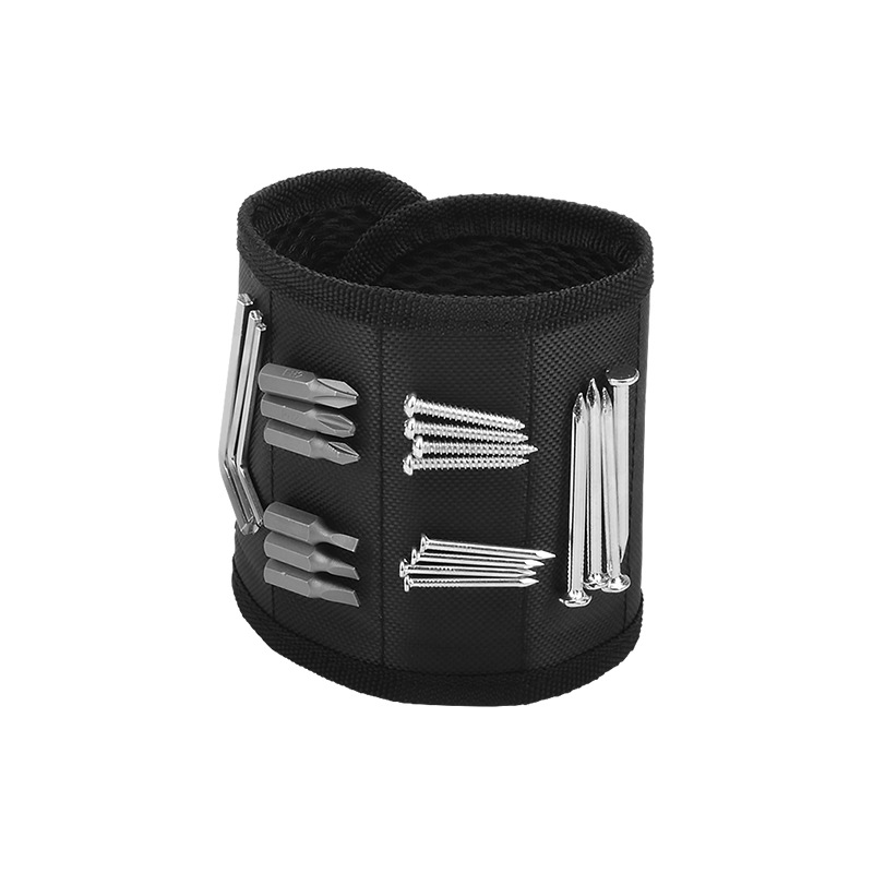 Potente muñequera magnética carpintería multifunción herramienta de hardware de succión de clavos pulsera de clavos
