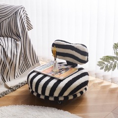 Reclining Sofa, Floor Sofa, Living Room Home Use, Round Stool, Backrest Chair, Lamb Fleece, Adult and Children, Rotatable, Internet Famous