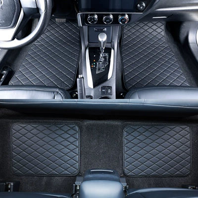 Floor Mats 4-Piece Set, Universal Foot Pad