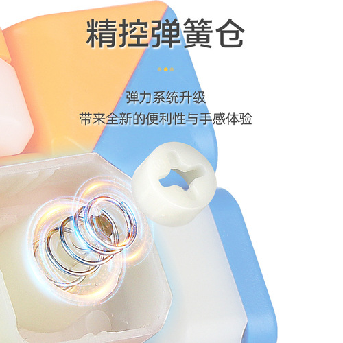 Yongjun Gulong 4th Generation 3-Step Magic Cube Sticker Solid Color 3-Step Intelligence Competition Practice Toy Speed Cubing Learning Cube