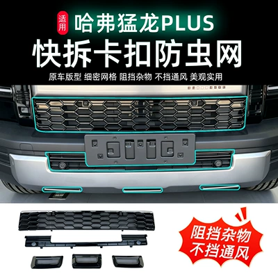 Haval Raptor Plus 26 Model Front Grille Exterior Parts Insect-Proof Net Front Face Special Modification Decorative Strip Car Accessories