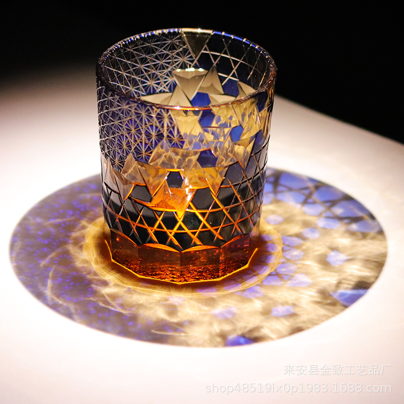 Copa de cristal Edo de estilo japonés, copa de whisky, copa de vino hecha a mano de alta calidad, copa de bar, copa de cerveza, regalo