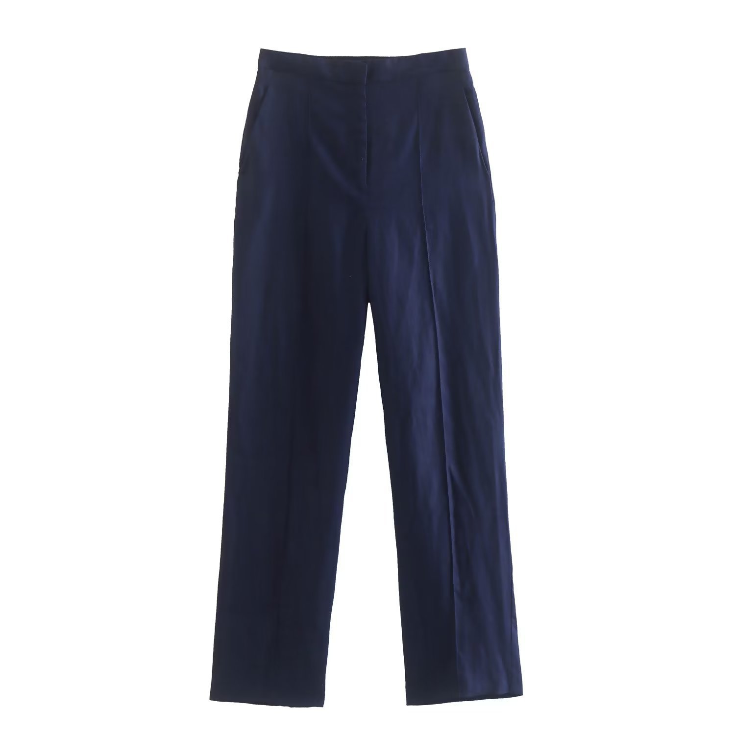 Women's Clothing new women's vest double breasted fashion top + straight pants casual suit set_voghion.com