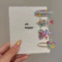 爱心爆闪少女可爱发卡