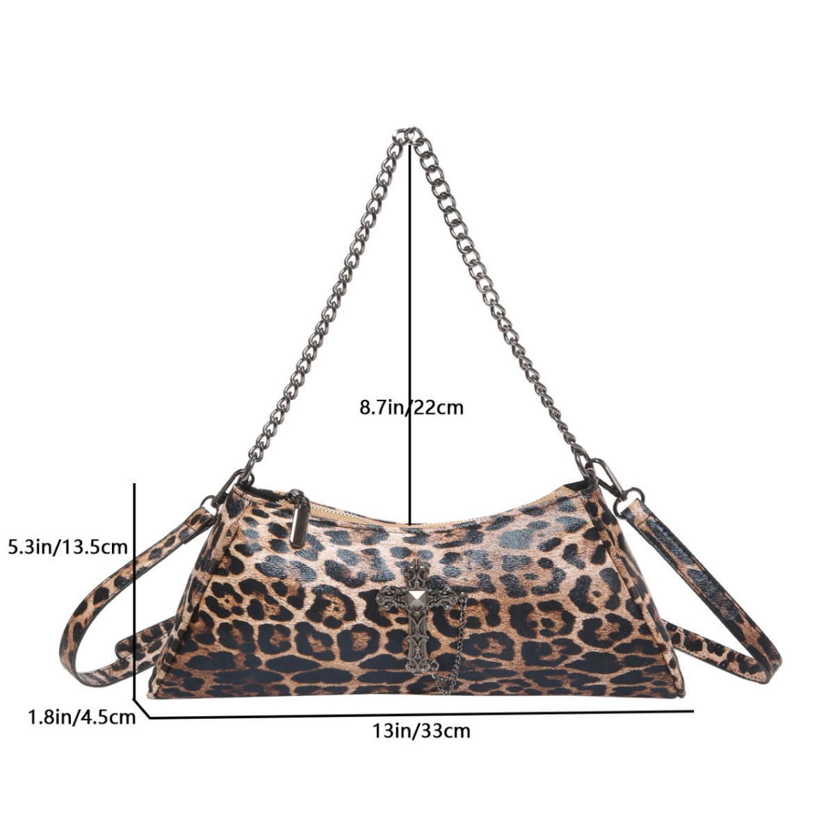 Casual Texture Chain Bag