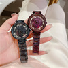 Fashionable watch, diamond encrusted, Korean style, suitable for import