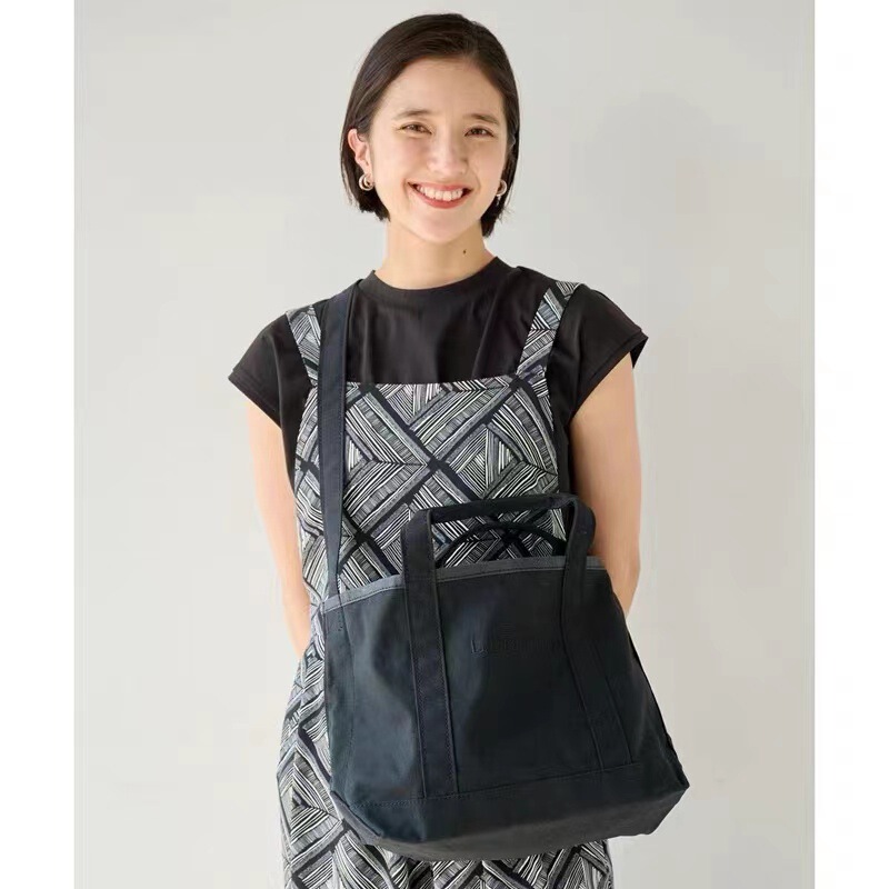 In stock new version L.L.BEAN fashion all-match canvas embroidery multi-purpose crossbody shoulder handbag