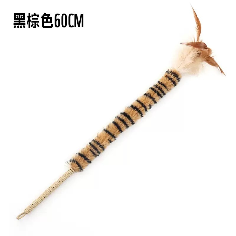 厂家批发鸡毛掸子铃铛羽毛逗猫棒宠物小猫磨牙棒互动逗猫玩具用品|undefined