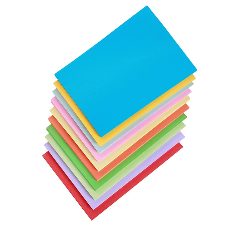 Children's square origami for kindergarten, milk, handmade, 70G