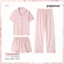 夏天新款春夏条纹家居服