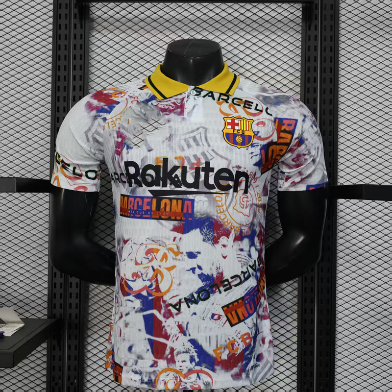 2526選手版サッカーユニフォーム バルセロナ リヴァプール 試合同柄プリント ワンピース チーム速乾通気性|undefined