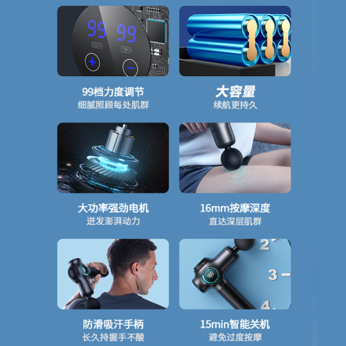 Konka fascia gun small massage gun muscle relaxation massager household electric massager fascia gun manufacturer