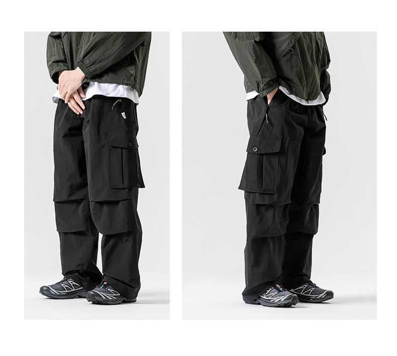 Ultra Loose Lightweight Outdoor Functional Pants Men Women Waterproof Quick Dry Techwear Wide Leg Cargo Pant Track Trouser