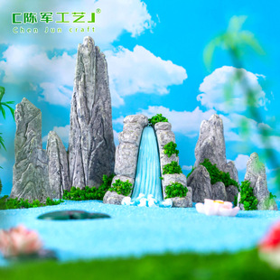 ΢���^�����ɽˮ�ٲ���ʯ ̦�\�@ˇ�쾰DIY�b�Ʒ���С�[��