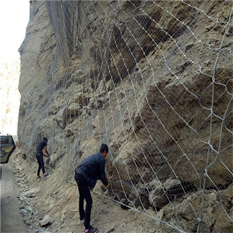 四川安边坡主动防护网山体滑坡落石被动边坡防泥石流防护热镀锌