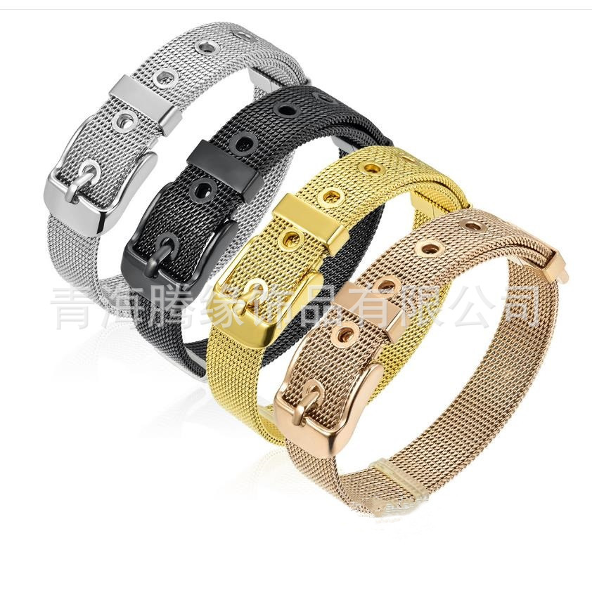 Multicoloured steel belt stainless steel