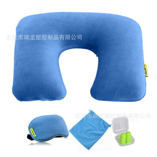 Factory production neck protection tpu inflatable pillow outdoor inflatable camping pillow pvc travel press inflatable pillow