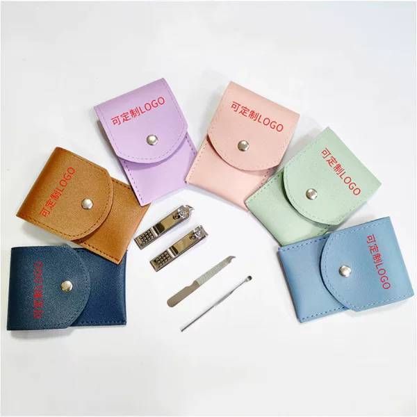 Portable Folding Bag Multi-color 4-piece Manicure suit Set