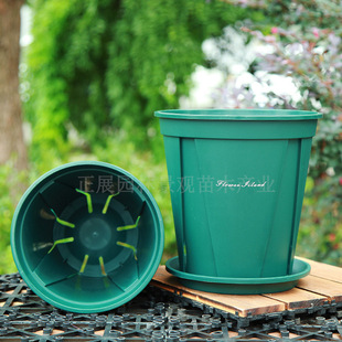 Qingshan Flower Pot, Lightweight Plastic Flower Pot, Home Gardening Potted Plant Container, Drop-Resistant, Environmentally Friendly, Low-Price Manufacturer Direct Supply