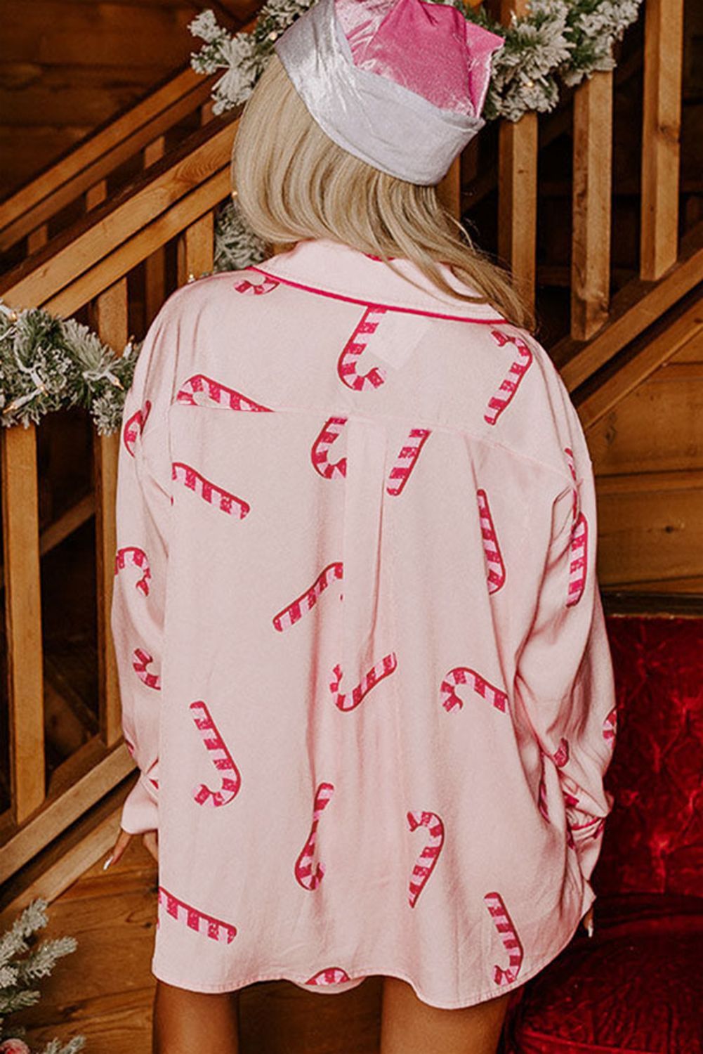 Casual Home Women's Casual Printing Color Block Polyester Printing Shorts Sets Pajama Sets display picture 3