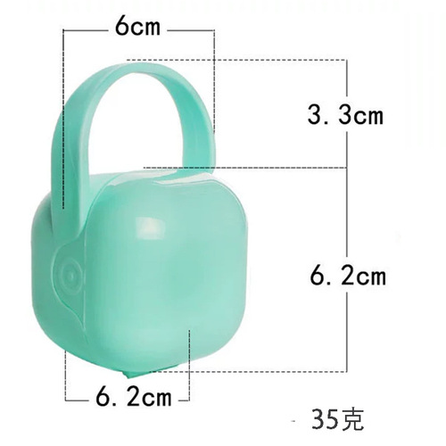 Factory direct sales baby pacifier, pacifier anti-fall chain, pacifier box, cartoon full silicone pacifier