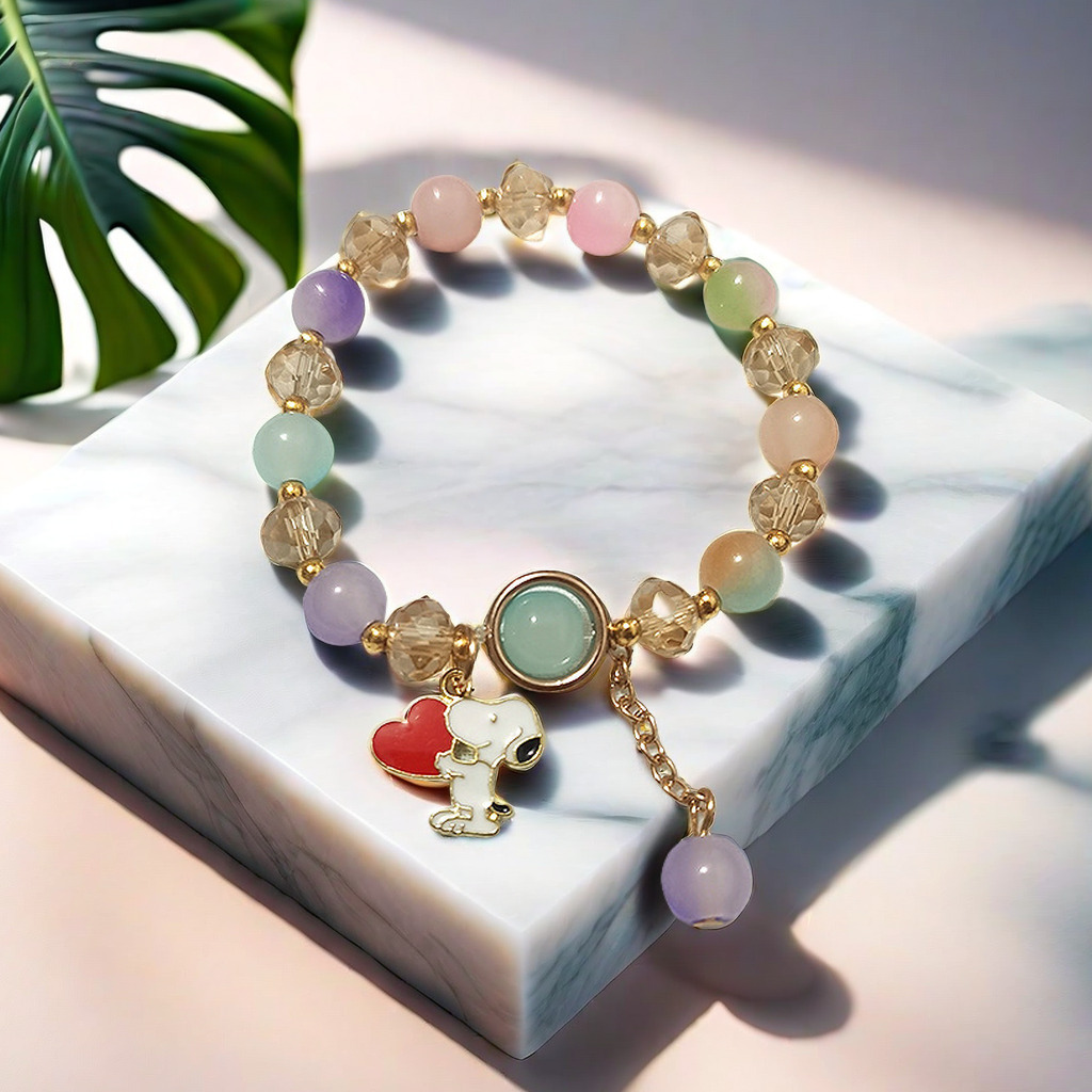 KT03 레드 러브견 팔찌