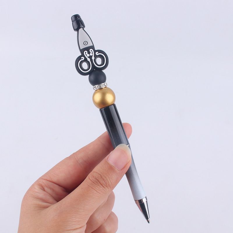 1 Piece Scissors Class Learning Daily Silica Gel Cute Ballpoint Pen display picture 9