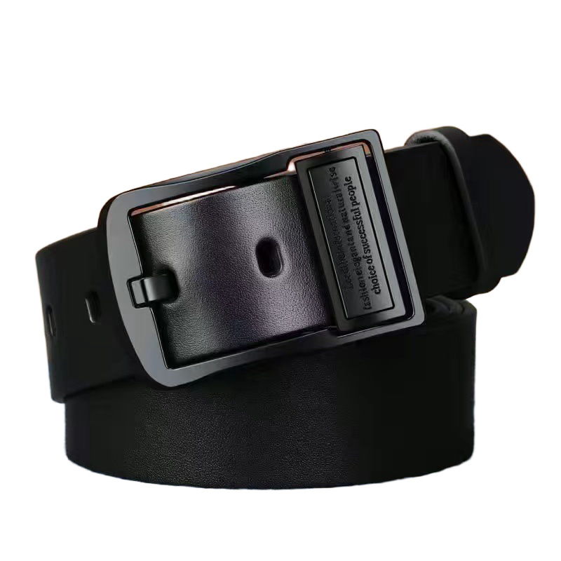 2025 New Double-Sided Pin Buckle Rotatable Versatile Business Fashion Casual Leather Men's Belt_voghion.com