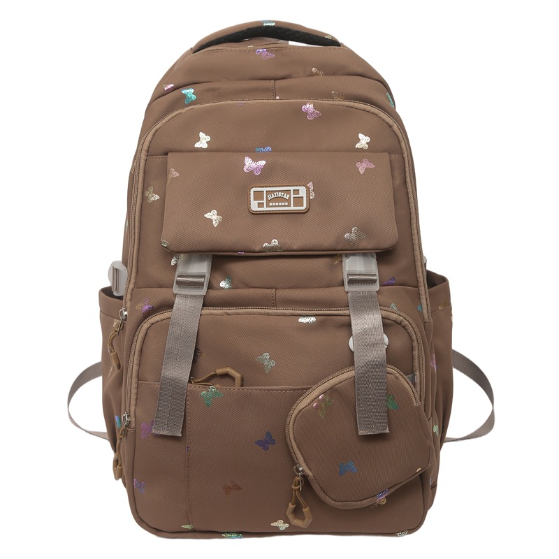 Cute mochila de gran capacidad nueva mochila de estudiantes de viajes de secundaria y secundaria de alto valor de la cara mochila de hombro de estudiantes en venta caliente