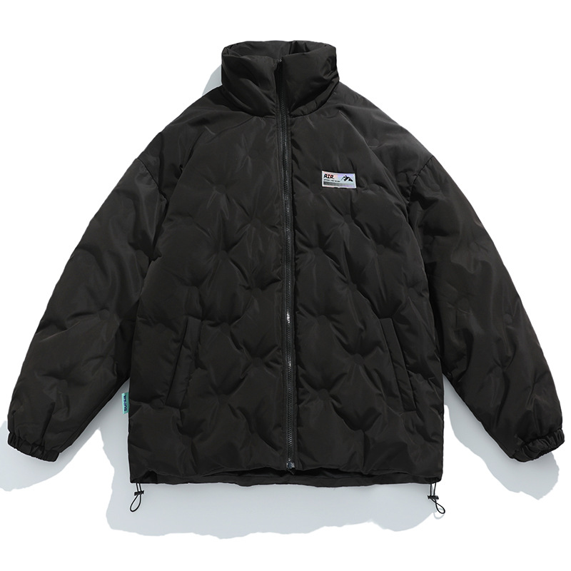 Estilo coreano de los hombres japoneses engrosada abajo chaqueta de los hombres 2023 de invierno nueva moda Suelta todo partido soporte collar abrigo Q