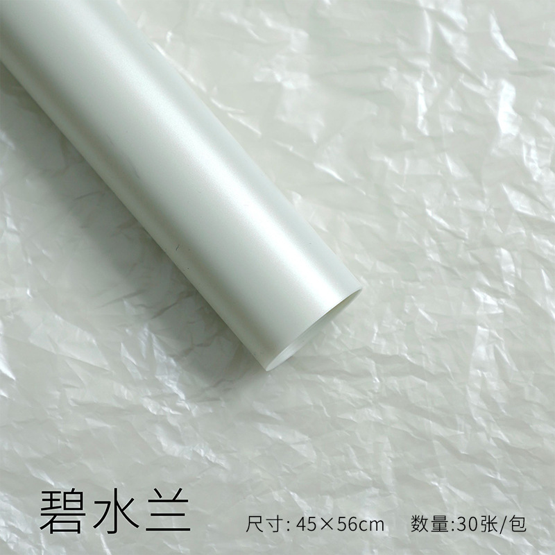 Papel de pera perla impermeable base de ramo de papel de forro papel de embalaje de flores al por mayor para hornear papel de embalaje floral