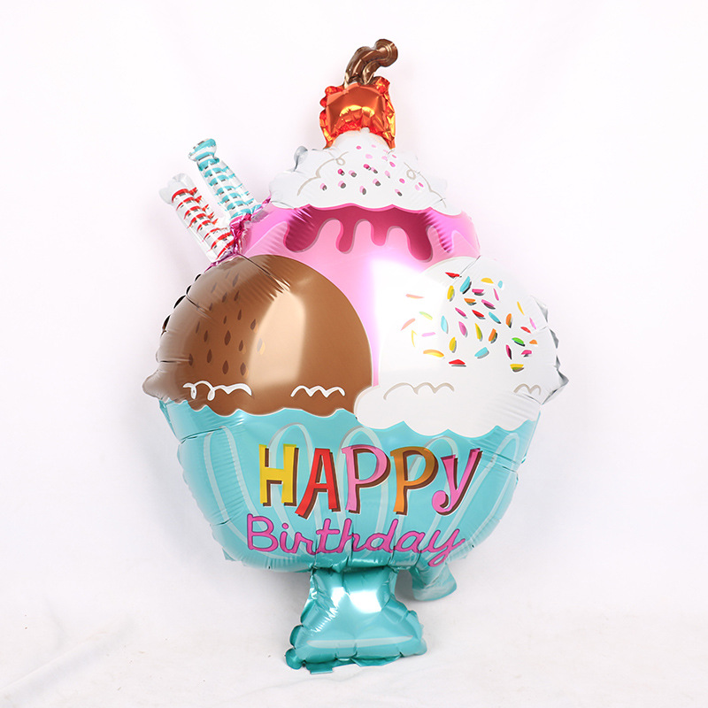 Children's Day Birthday Donuts Candy Aluminum Film Party Balloon display picture 3