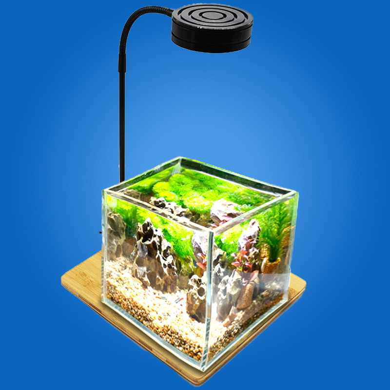 鱼缸灯水族灯植物灯微景观灯微景观生态瓶竹板灯鱼缸造景射灯批发