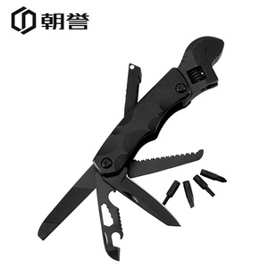 In stock multifunctional adjustable wrench household socket wrench outdoor portable folding combination wrench pliers