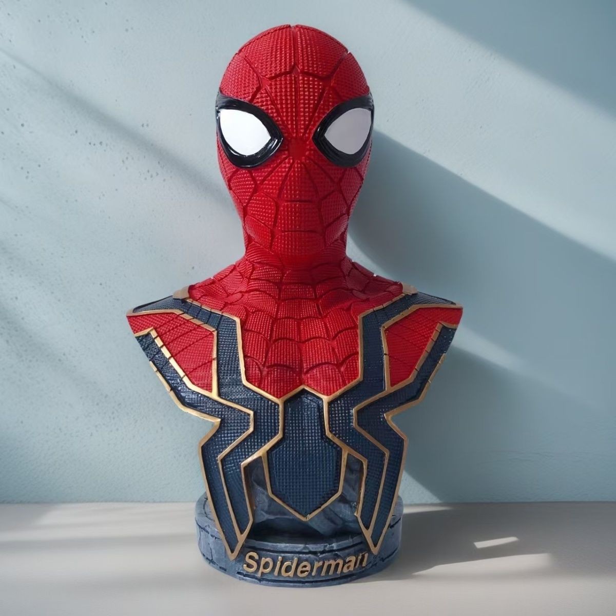 Mayorista spot Marvel Vengadores nuevo Spider-Man Deadpool busto personalidad hecha a mano decoración de puerta de entrada