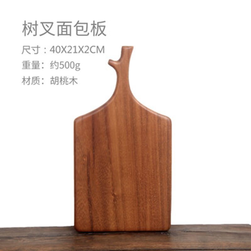 Transfronterizo japonés de madera maciza bandeja de madera sushi redondo pan casero tablero de filete tablero de pastel