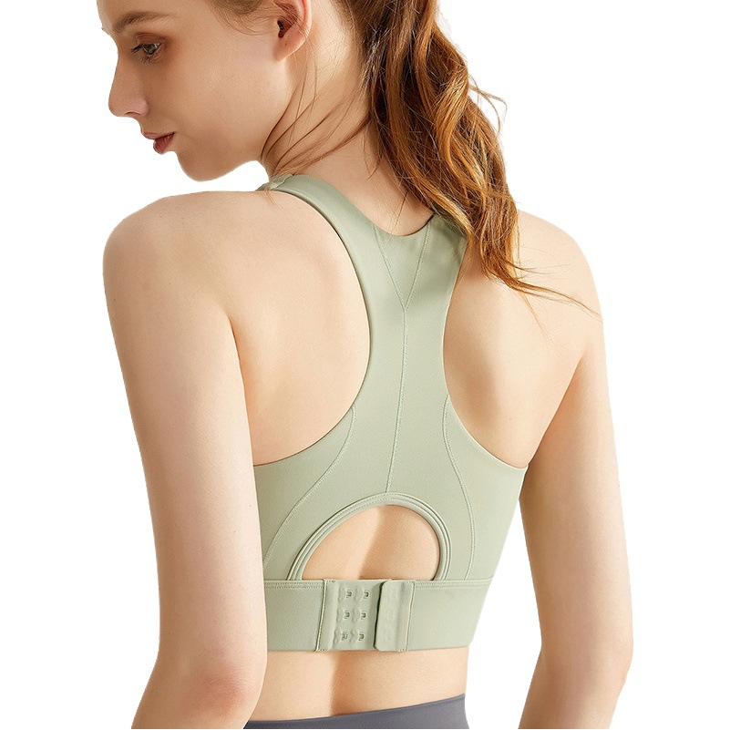 Sujetador deportivo Weiman todo en uno para mujer, a prueba de golpes de alta intensidad para correr, profesional para saltar la cuerda con almohadillas para el pecho, se puede usar en exteriores