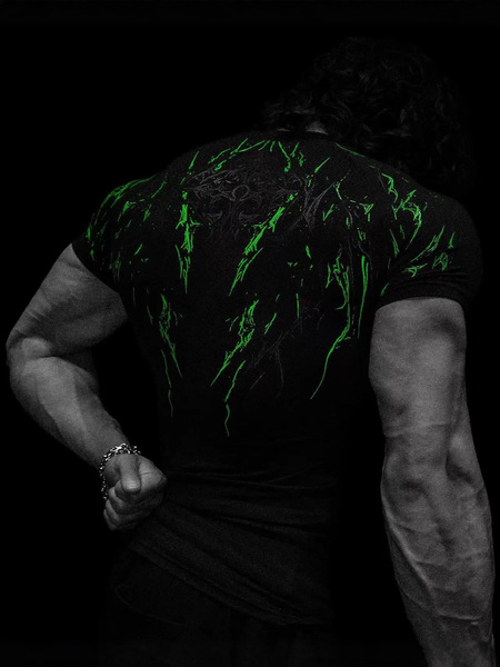 sports quick dry elastic T-shirt for gym for training