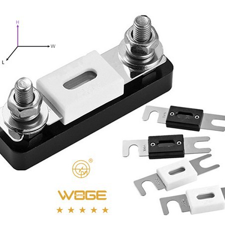 ANC-H01A源头工厂汽车陶瓷保险丝125V 20A-500A平板螺栓保险丝座