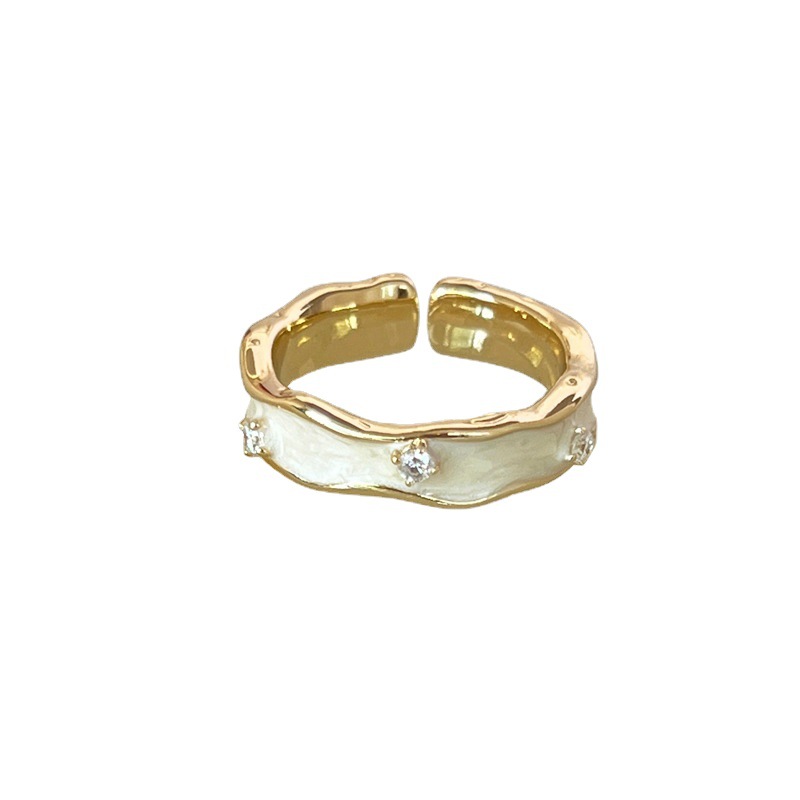 Anello vintage in madreperla per donna regolabile retrò_voghion.com
