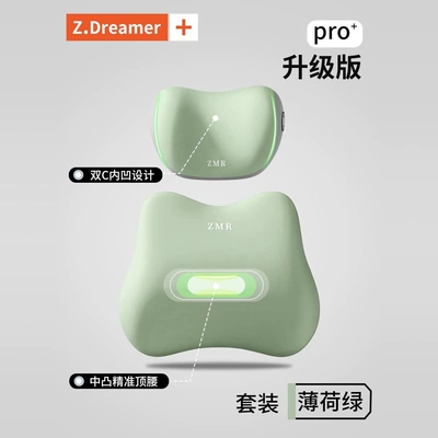 Waist support, support cushion, backrest support for - comfort-series-waist-and-neck-support-setmint-green